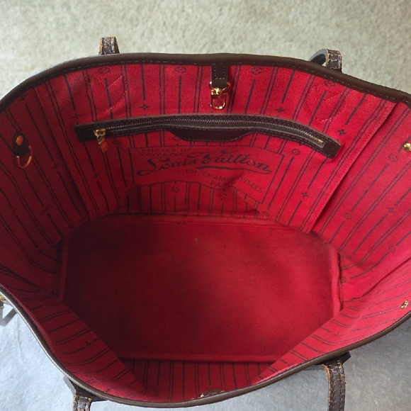 Neverfull Louis Vuitton Brown Damier MM Tote with Dust Bag! - Picture 2 of 14